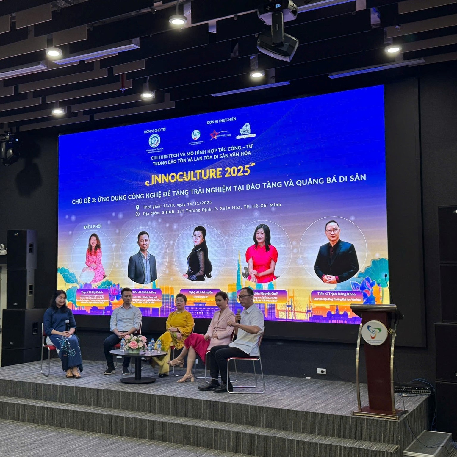 Nghệ Sĩ Linh Huyền Đề Xuất Đưa Âm Nhạc Ngũ Cung Vào Học Đường Tại Hội Thảo Innoculture 2025